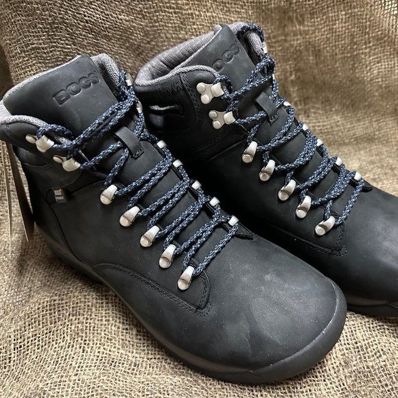BOGS TUMALO LEATHER WATERPROOF HIKING CASUAL BOOTS 9 NEW main image 9